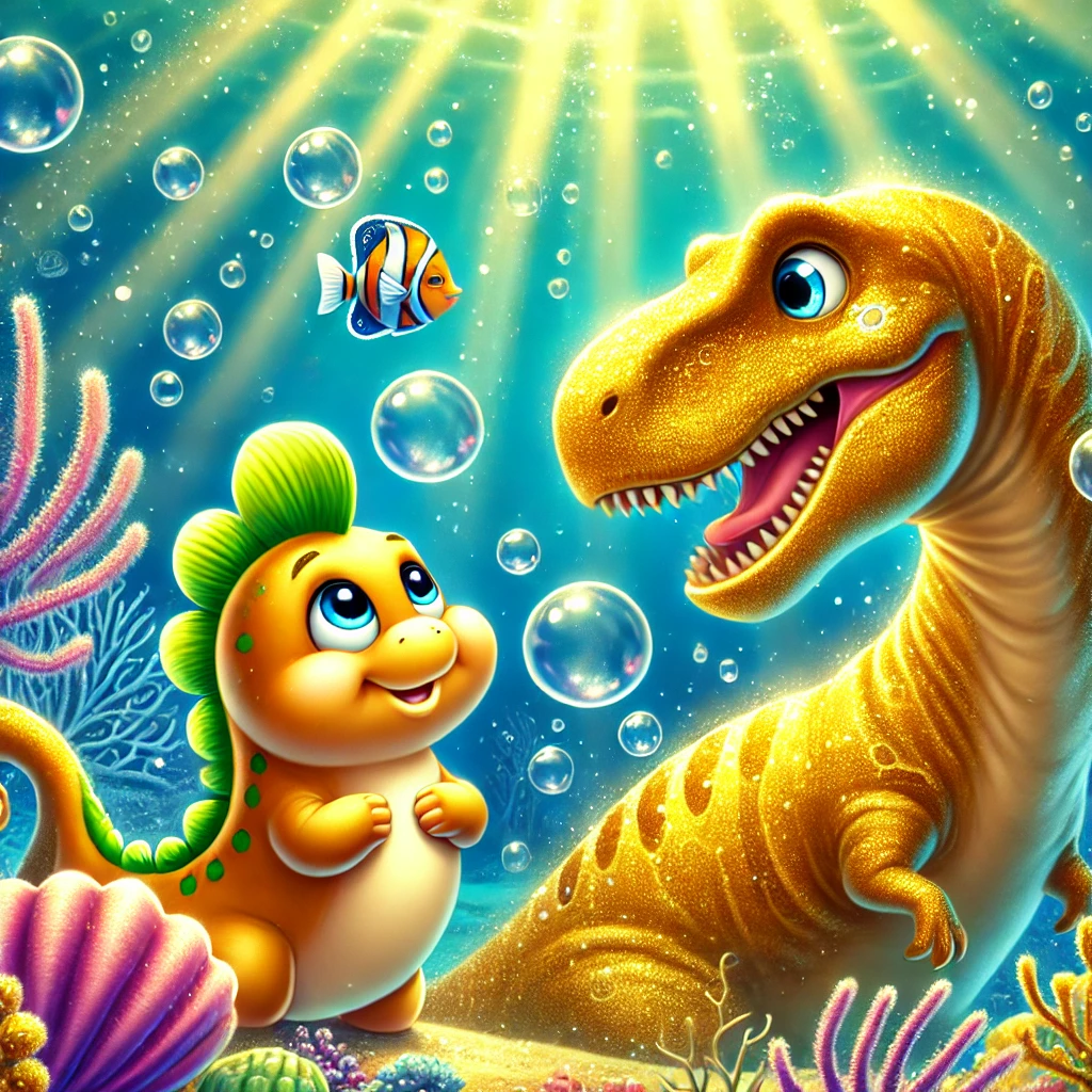 Rexie and Marlo — Part 2: Rexie Meets a Mosasaurus