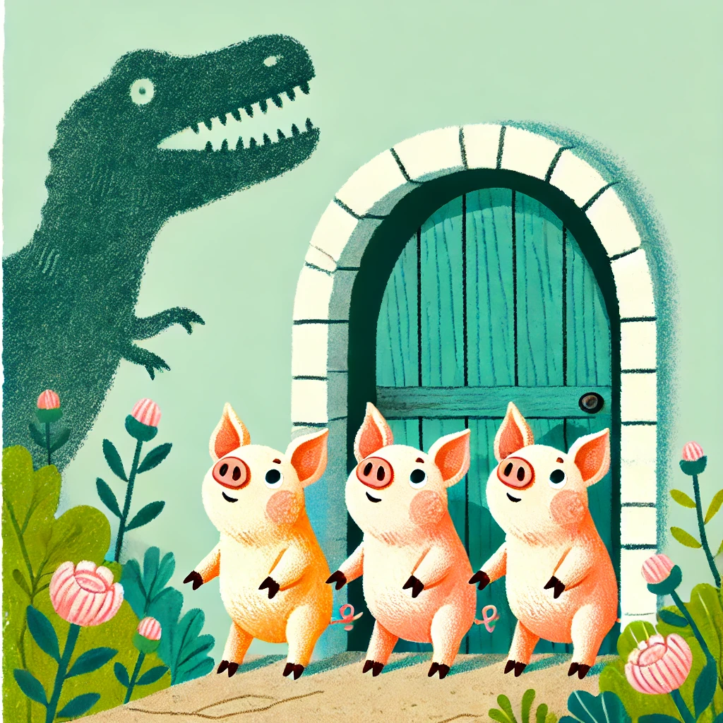Rexie and Marlo — Part 3: Rexie and the Three Little Pigs