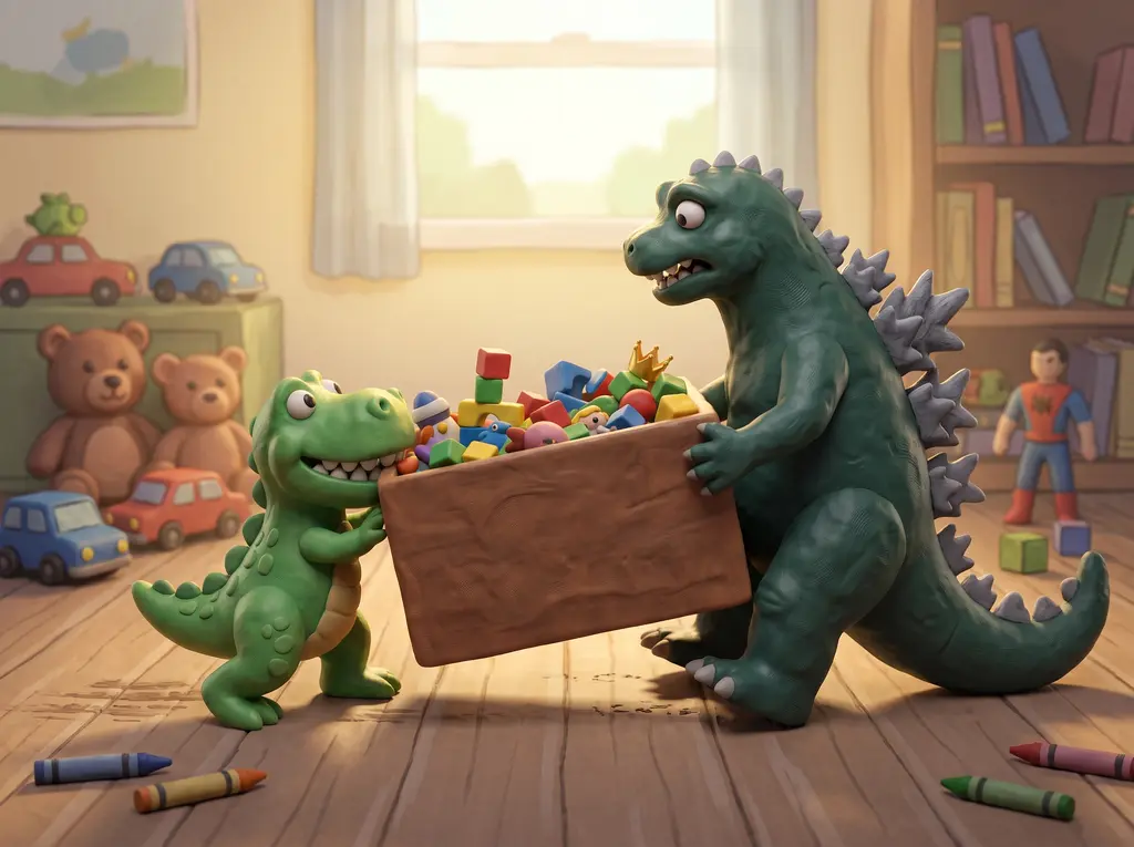 Rexo the Plastic T-Rex — Part 1: The Night Adventure