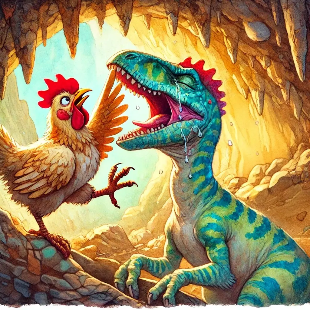 The Brave Chicken Brothers Cluck and Peck — Part 2: The Cave Trap