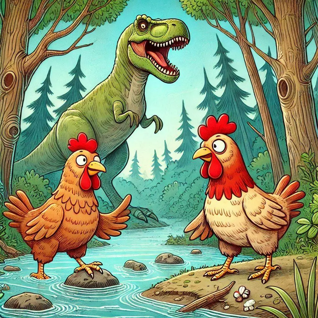 The Brave Chicken Brothers Cluck and Peck — Part 3: The River Ambush