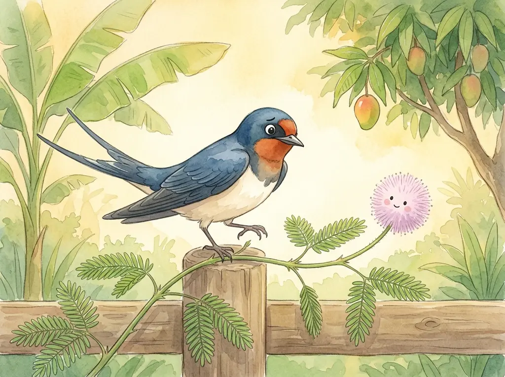 The Flower Who Remembered and the Grass Who Hid — Part 3: A Story Carried on Wings